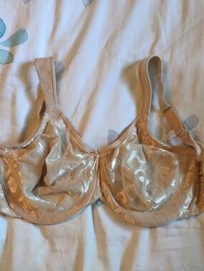 Wacoal Awareness Bra 36DDD 85567 Beige Full-Coverage Underwire Bra